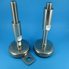 Hygienic Adjustable Levelling feet stainless rubber Base