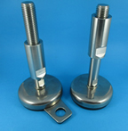 Feet with stainless steel stem & antibacterial bases